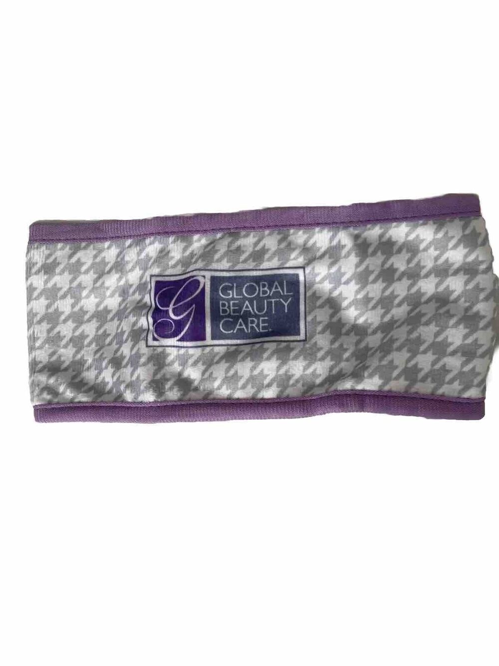 Adjustable NEW Spa Headband Purple Gray White Global Beauty Care Spascriptions